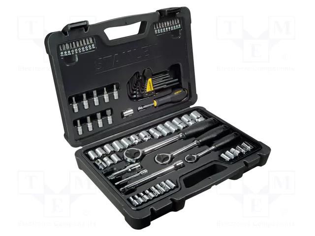 Wrenches set; 6-angles,socket spanner; Mounting: 1/2",1/4",3/8" STANLEY STL-STHT0-73930