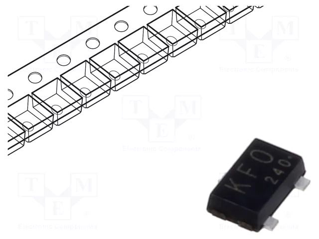 Transistor: P-MOSFET; unipolar; -20V; -4A; Idm: -10A; 2W; SOT23F; ESD TOSHIBA SSM3J331R