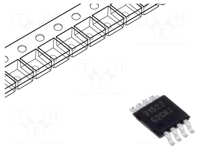 IC: interface; transceiver; half duplex,RS422 / RS485; 115kbps RENESAS ISL3152EIUZ-T7A