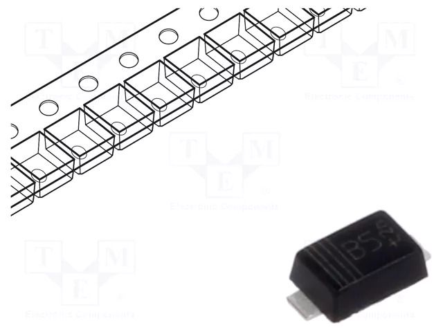 Diode: Schottky rectifying; CFP3,SOD123W; SMD; 20V; 1A; reel,tape NEXPERIA PMEG2010ER.115