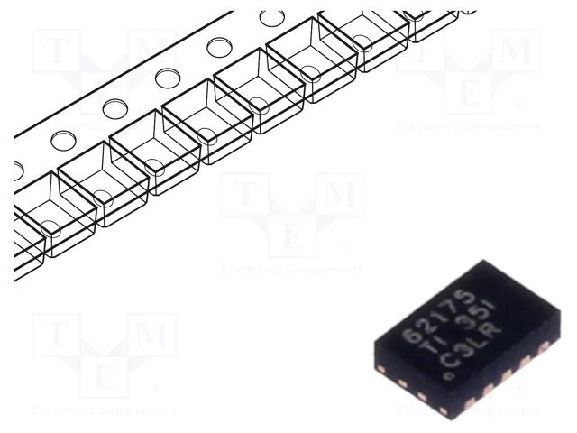 PMIC; DC/DC converter; Uin: 4.75÷28VDC; Uout: 1÷6VDC; 0.5A; WSON10 TEXAS INSTRUMENTS TPS62175DQCR