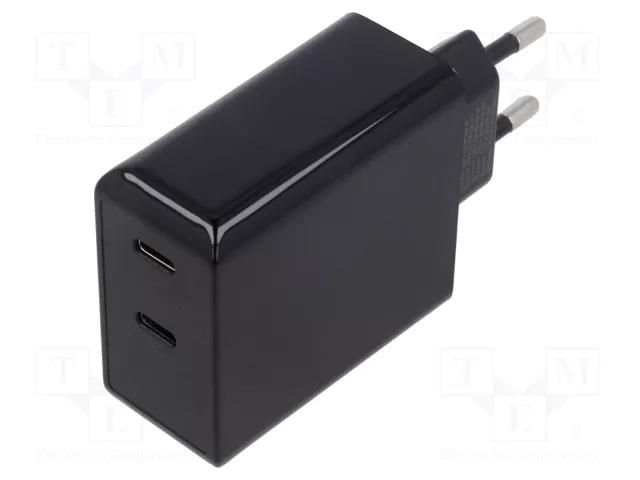 Power supply: switching; mains,plug-in; 5VDC,; 36W; 93.7x51x27mm Goobay ZSI-61757