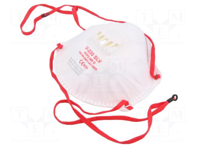 Dust respirator; FFP2 NR D; disposable,with valve; 10pcs. Milwaukee MW-4932478548