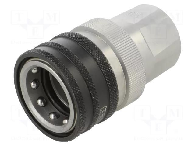 Quick connection coupling; 250bar; Seal: NBR; Int.thread: G 1/2" CEJN 10-525-1205