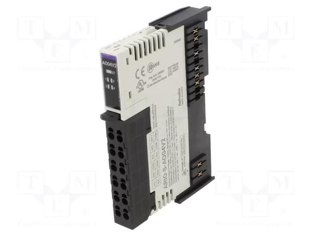 Industrial module: analog output; -10÷55°C; IP20; ARIO; 24VDC AUTONICS ARIO-S-AO04V2