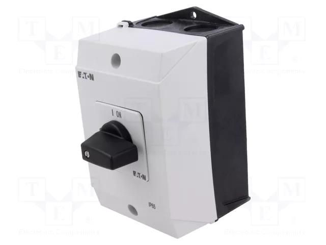 Switch: cam switch; Stabl.pos: 2; 20A; 0-1; in housing; Poles: 3+N EATON ELECTRIC T0-2-8900/I1