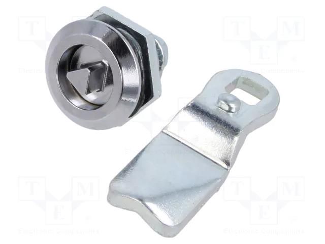 Lock; cast zinc; 26mm; Key code: T7; Features: without key ELESA+GANTER GN115-DK-26