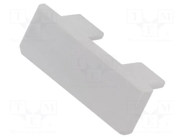 Cap for LED profiles; grey; GIZA KLUŚ K-C24539C02