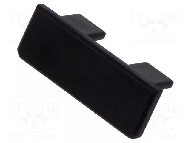 Cap for LED profiles; black KLUŚ K-C24539C07