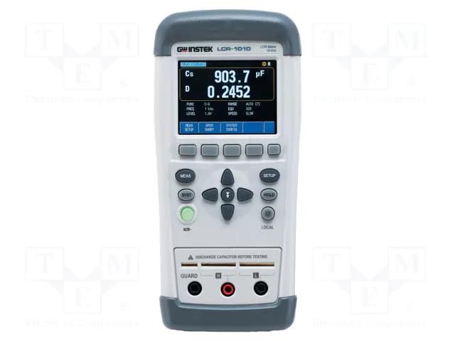 LCR meter; touch screen,LCD TFT 2,8"; (50000); 50mΩ÷10MΩ GW INSTEK LCR-1010