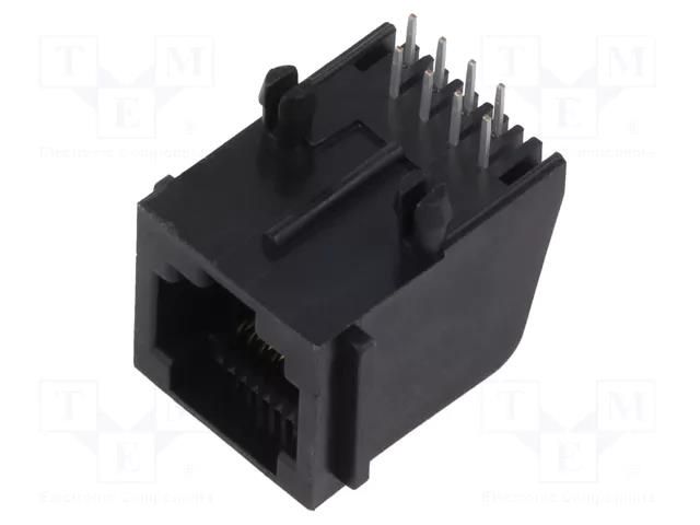 Connector: RJ45; socket; PIN: 8; 8p8c; THT; angled GCT MJ3215-88-1-2-N