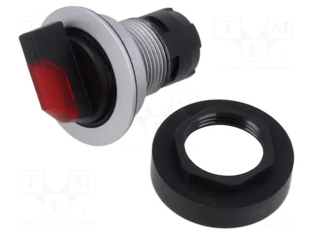 Switch: rotary; 22mm; Stabl.pos: 1; depending on the holder; IP65 SCHLEGEL RRJSTAL-RT