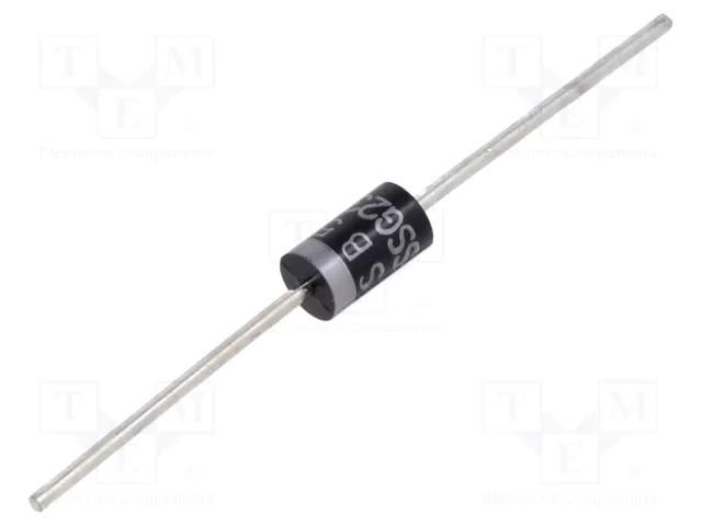 Diode: Schottky rectifying; THT; 60V; 5A; DO201AD; Ufmax: 700mV SMC DIODE SOLUTIONS SB560TA-SMC