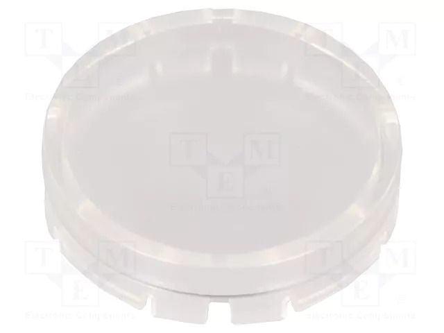 Actuator lens; RONTRON-R-JUWEL; transparent; Ø19.7mm SCHLEGEL T22HRRKL