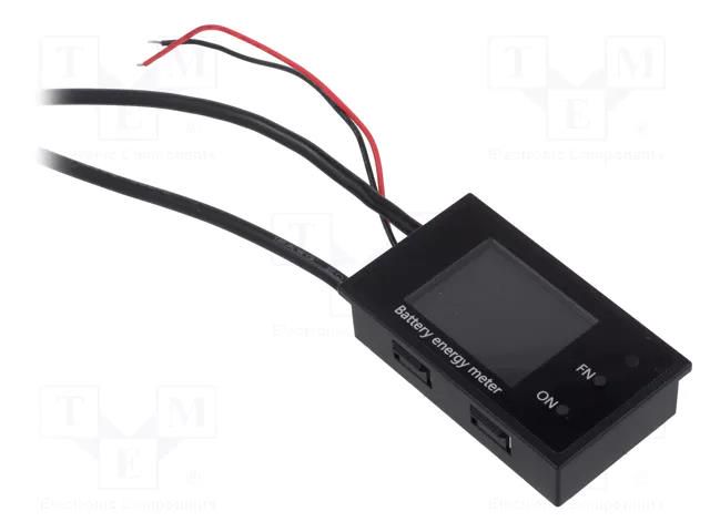 Voltage indicator; VDC: 6÷48V; battery packs GREEN DIGITAL POWER TECH BG21-GDPT-6-48V