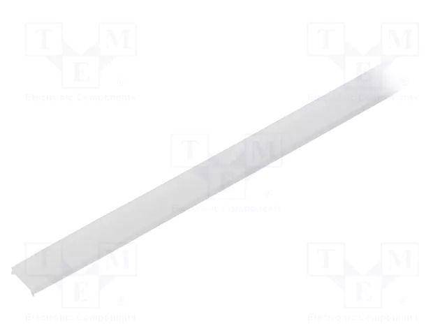 Cover for LED profiles; white; 1m; KA-11; push-in KLUŚ K-B17064F-1M