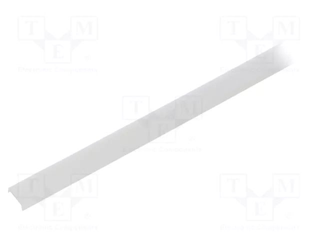 Cover for LED profiles; white; 1m; KA-T-11; push-in KLUŚ K-B17179F-1M
