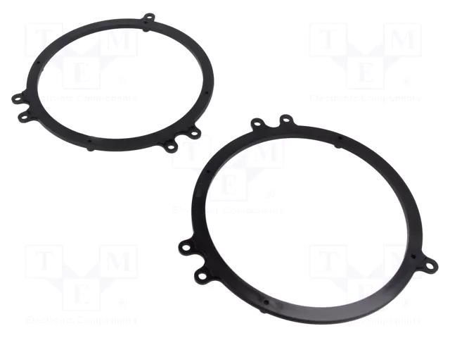 Speaker frame; 165mm; Audi; Audi A3 1994->2003; 2pcs. 4CARMEDIA RAM-20.404.3/K