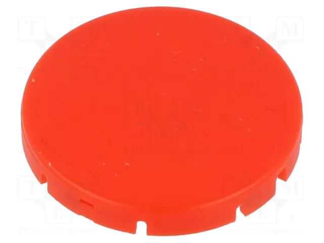 Actuator lens; RONTRON-R-JUWEL; red; Ø19.7mm SCHLEGEL T22RRGRT