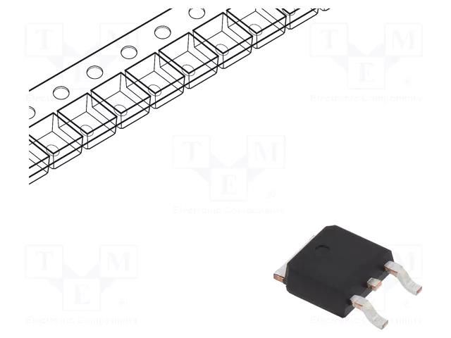 Diode: Schottky rectifying; TO277B; SMD; 45V; 10A; reel,tape SMC DIODE SOLUTIONS MBR1045STR-SMC
