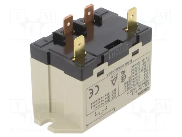 Relay: electromagnetic; SPST-NO; Ucoil: 12VDC; Icontacts max: 30A OMRON Electronic Components G7L-1A-TUB-12DC