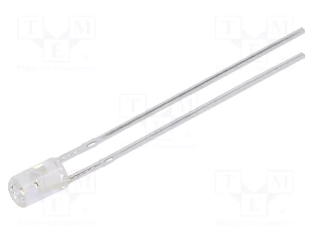 LED; orange; 3mm; 160mcd; 110°; Front: flat; 1.6÷2.4VDC LUCKYLIGHT LL-304AC4J-1B