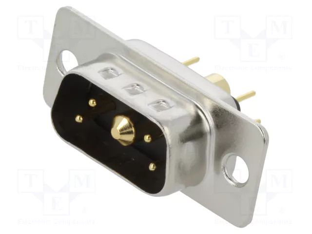Connector: Special D-Sub; PIN: 5(1+4); plug; male; on PCBs; THT MH CONNECTORS MHCDD5W1P4