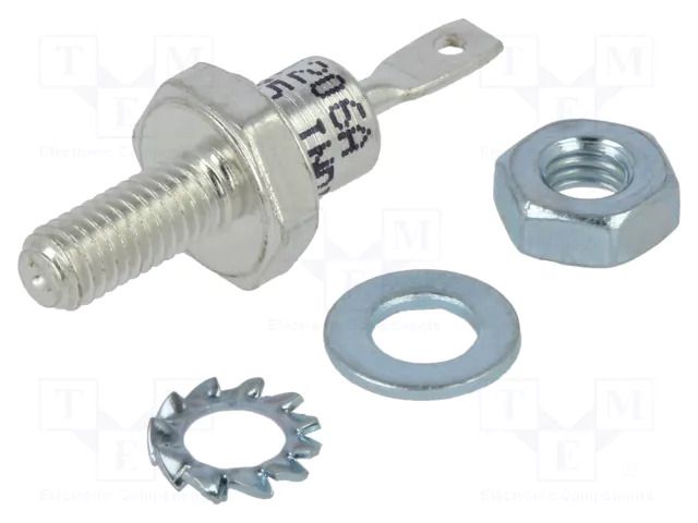 Diode: rectifying; 600V; 12A; cathode to stud; DO203AA,DO4; 1.35V VISHAY VS-1N1206A