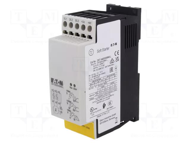 Module: softstart; Usup: 230÷480VAC; for DIN rail mounting; 4kW EATON ELECTRIC DS7-340SX009N0-L