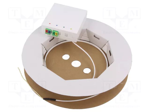 FTTH termination chest; OS2; 50m; 9/125um; LSZH; green; white LOGILINK FB4LC50