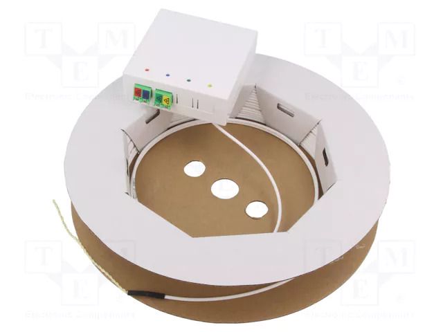 FTTH termination chest; OS2; 30m; 9/125um; LSZH; green; white LOGILINK FB4LC30