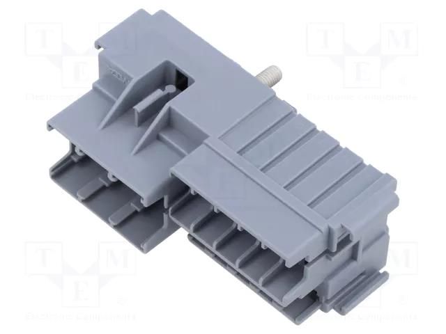 Case; push-in; ways: 13; polyamide 66; grey; Kit: holder MTA 0101697