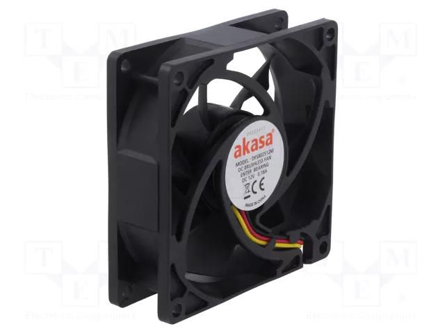 Fan: DC; axial Akasa AK-8025MS-KT05