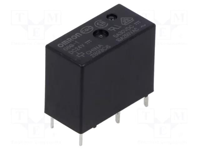 Relay: electromagnetic; SPDT; Ucoil: 24VDC; Icontacts max: 10A OMRON Electronic Components G5Q-1-DC24-SP