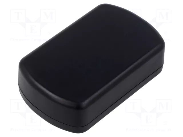 Enclosure: multipurpose; X: 57mm; Y: 92mm; Z: 25mm; ZM; ABS; black KRADEX ZM92.57.25-ABS