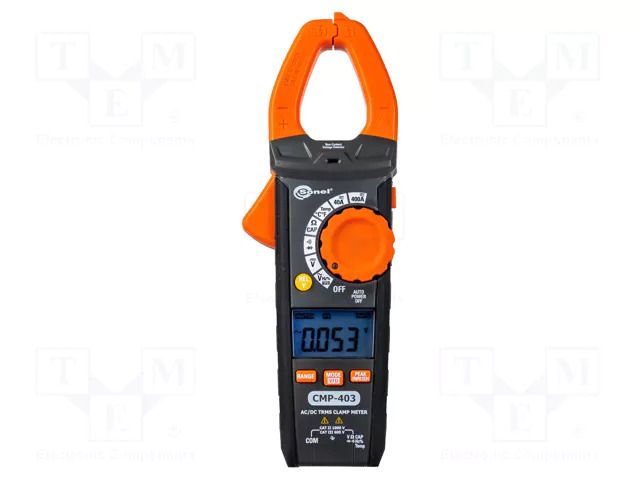 Meter: multifunction; digital,pincers type; Øcable: 30mm; LCD SONEL CMP-403