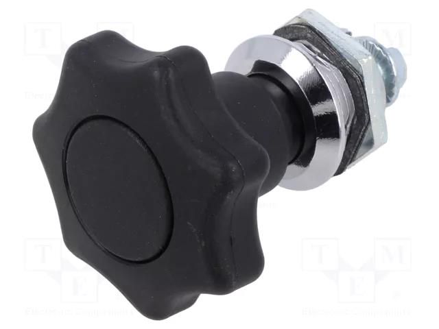 Lock; cast zinc; 24mm; Kind of insert bolt: with thumbwheel ELESA+GANTER GN115-SG-24