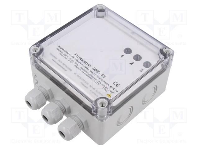 Level monitoring relay; conductive fluid level; 230VAC EIEWIN DPZ-53/230VAC