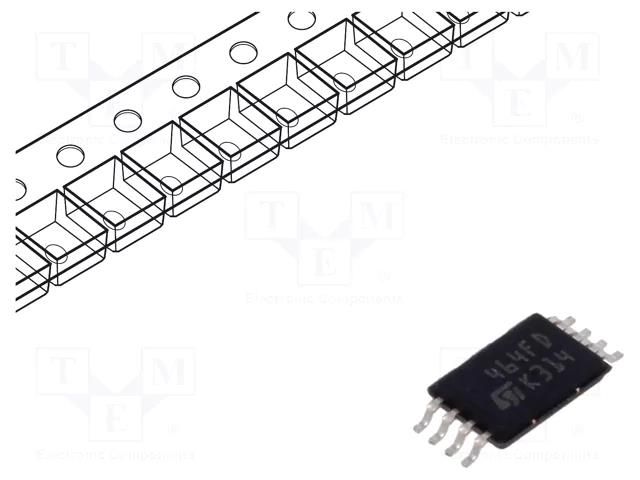 IC: EEPROM memory; 64kbEEPROM; I2C; 8kx8bit; 1.7÷5.5V; 1MHz; TSSOP8 STMicroelectronics M24C64-DFDW6TP