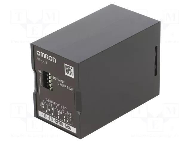 Level monitoring relay; conductive fluid level; 100÷240VAC OMRON 61F-LS-CP08-SRA