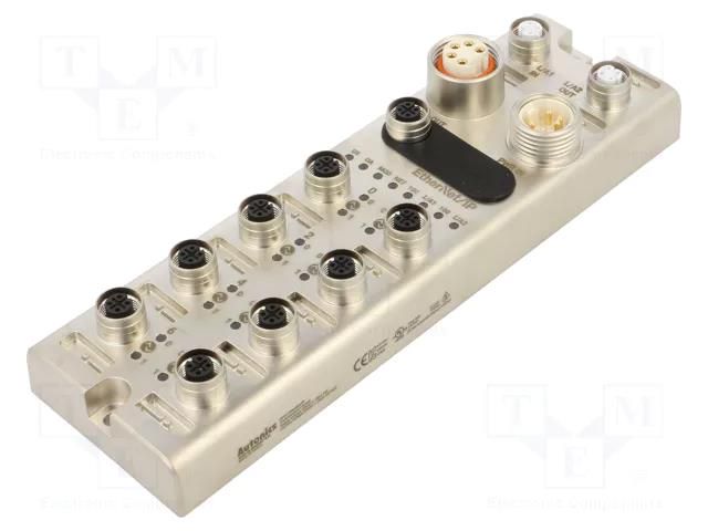 Distribution box; M12; socket; 24VDC; ADIO; IP67; IN: 16; OUT: 8 AUTONICS ADIO-EI-MA08AP-ILM