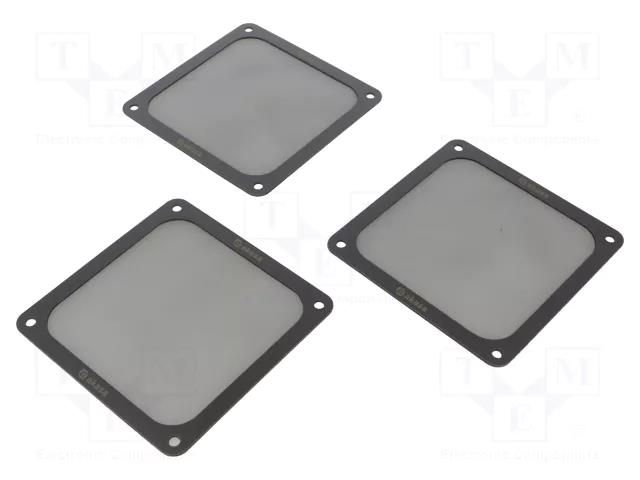 Filter; Ø120mm; plastic; 3pcs; black; Mounting: magnet,screws Akasa GRM12-M01-BKT3