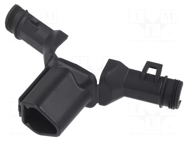 Cable holder; male; PIN: 3; straight; DT DEUTSCH 1011-233-0305