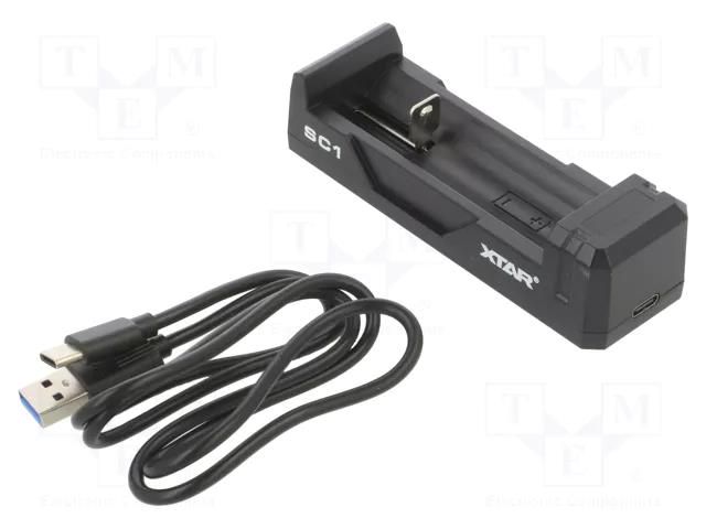 Charger: for rechargeable batteries; Li-Ion; 2A XTAR XTAR-SC1-C