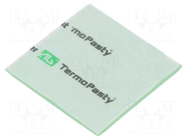 Tape: heat transfer; W: 30mm; L: 30mm; Thk: 1mm; 6W/mK AG TERMOPASTY THERMOPAD-6X1X30