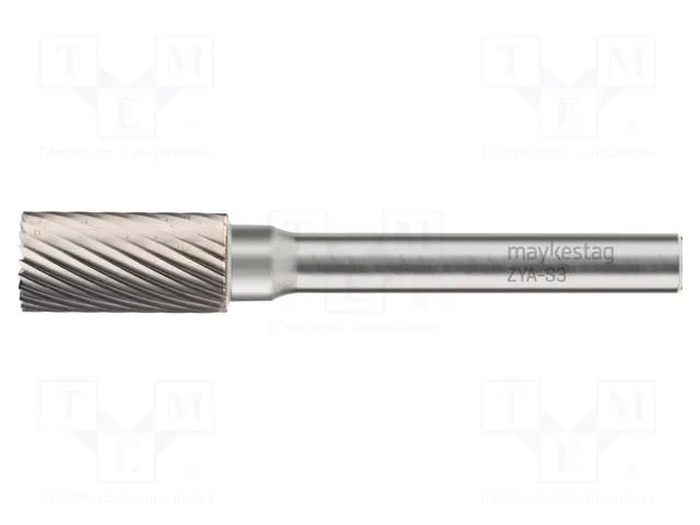 Rotary burr; Ø: 8mm; L: 65mm; metal; Working part len: 20mm; rod 6mm ALPEN-MAYKESTAG ALP.778306108100