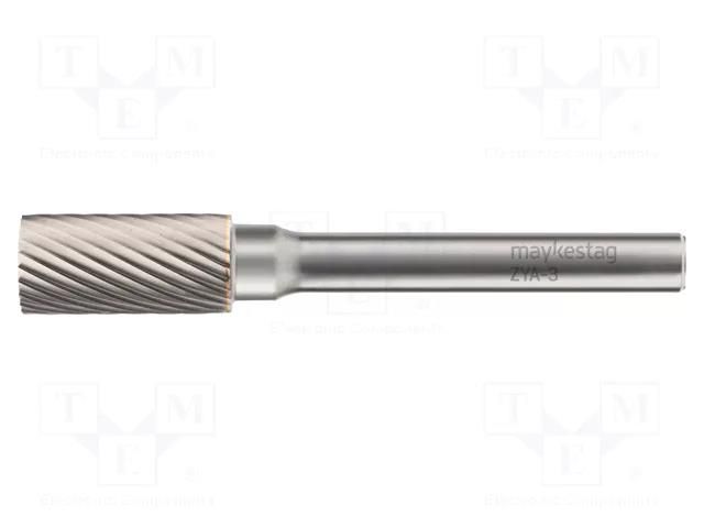 Rotary burr; Ø: 4mm; L: 40mm; metal; Working part len: 10mm; rod 3mm ALPEN-MAYKESTAG ALP.777303104100