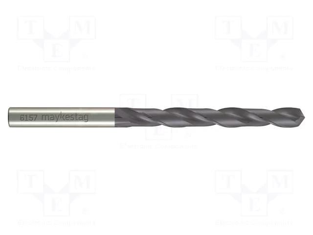 Drill bit; for metal; Ø: 4.3mm; L: 80mm; cemented carbide; case ALPEN-MAYKESTAG ALP.615700430100