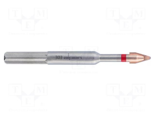 Drill bit; Ø: 6mm; ceramics,glass; Drill Bit: for glass ALPEN-MAYKESTAG ALP.2030300600100