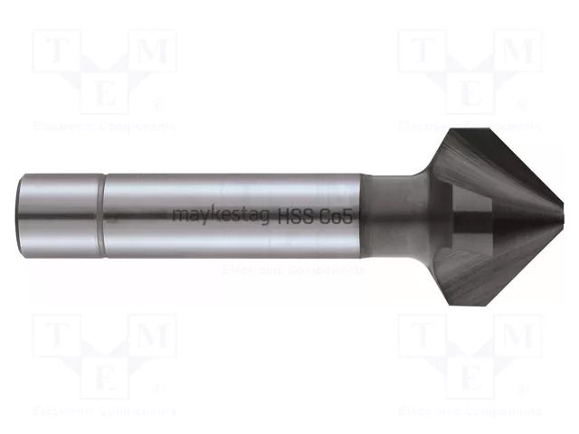 Countersink; high speed steel cobalt HSS-Co; Mounting: rod 10mm ALPEN-MAYKESTAG ALP.239702500100